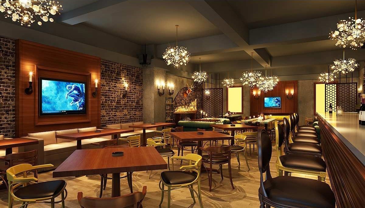 中式酒吧空间设计，而越来越受到人们的喜爱